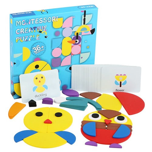 Montessori Creative Puzzle 50 Cards