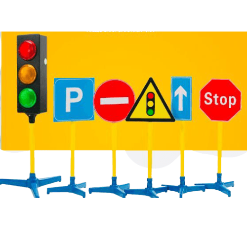 Keep It Safe! Traffic Signs 10pcs