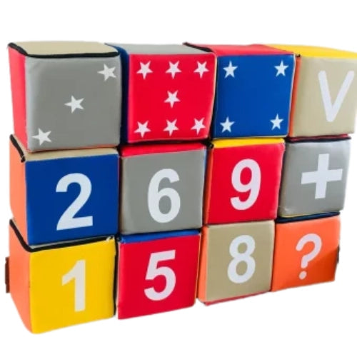 Soft Blocks- Numbers (Set of 12)