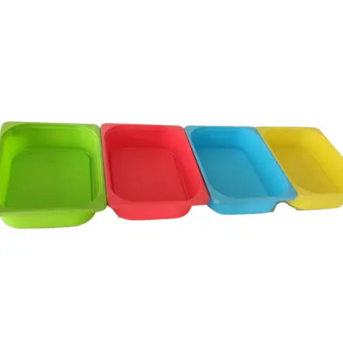Plastic storage tub (yellow color)
