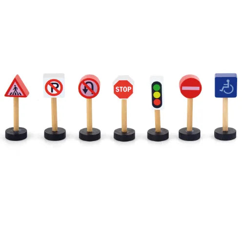Traffic Sign (Set of 7 Pcs)