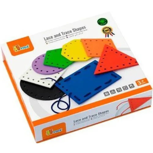 Wooden Lace & Trace Shapes