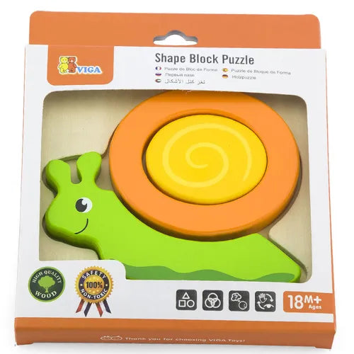 Shape Block Puzzle: Snail