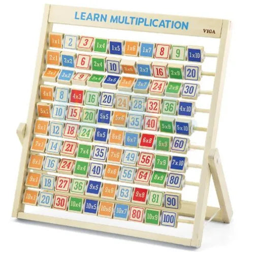 Learning Maths – Learn Multiplication | Wooden Standing Abacus