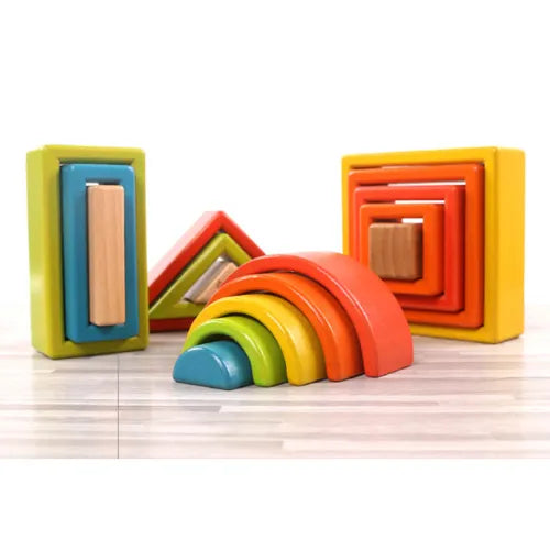 Rainbow Nesting Blocks