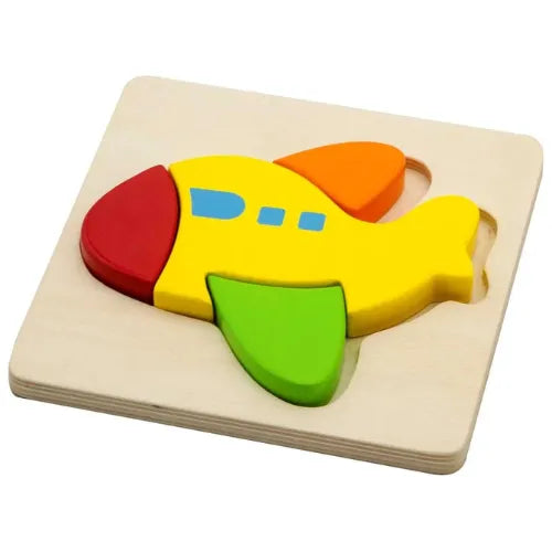 Wooden Aeroplane Puzzle