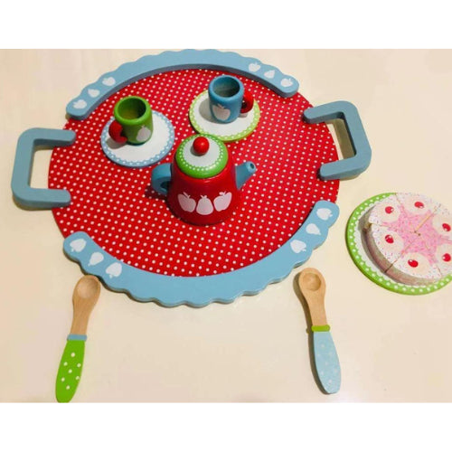 Wooden Cherries Tea Party Set