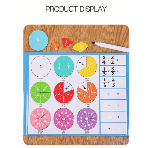 Fraction Math Learning Tools Magnet