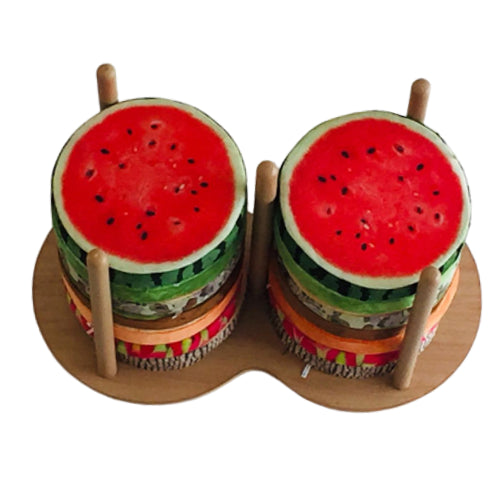 14 Fruit Cushions & Storage Trolley