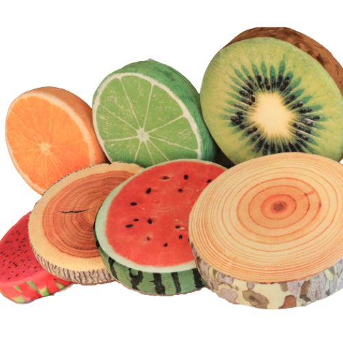 14 Fruit Cushions & Storage Trolley