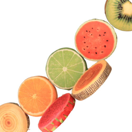 14 Fruit Cushions & Storage Trolley