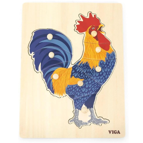 Wooden Rooster Puzzle