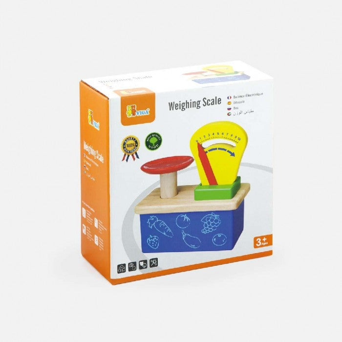 Wooden Weighing Scale Toy
