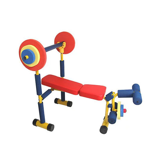 Weight Bench Set Fun Fitness Exercise Equipment for Kids