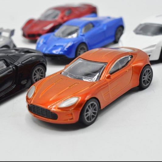 Pull Back Diecast Racing Cars Set of 6