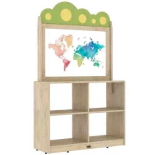 Haya Storage Shelf With Clear Drawing