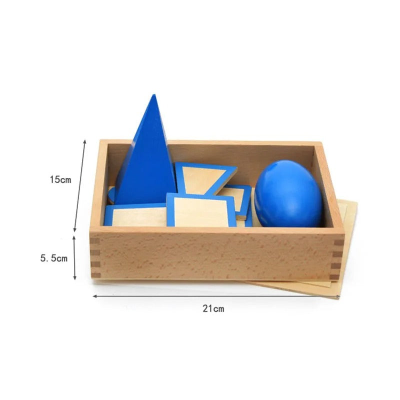 Wooden Montessori Geometry Set