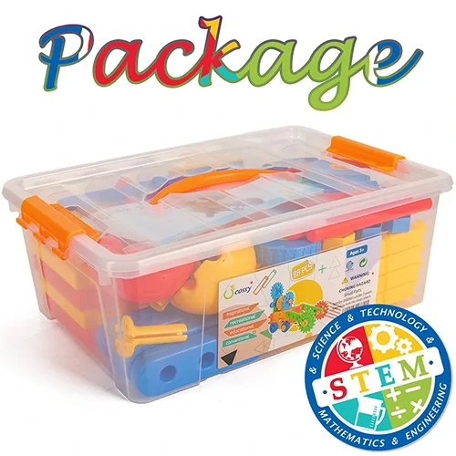 Cossy Engineering Blocks for Kids 102 Pcs