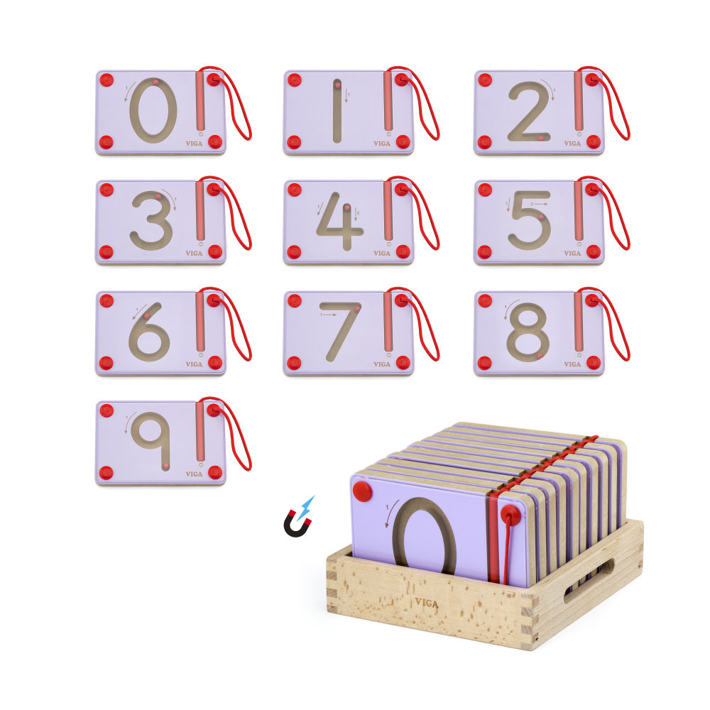 Magnetic Tracing Numbers 10 Pcs