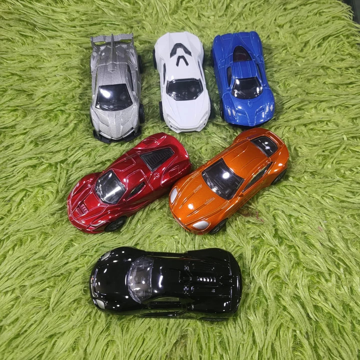 Pull Back Diecast Racing Cars Set of 6