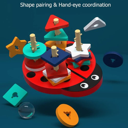 Shape Sorter Ladybug Toy