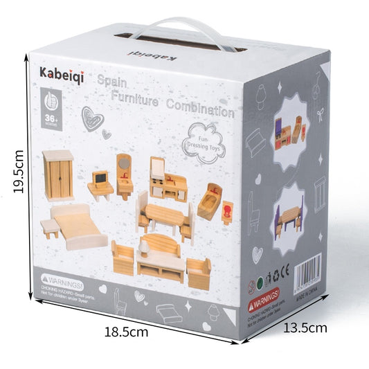Wooden Dollhouse Furniture