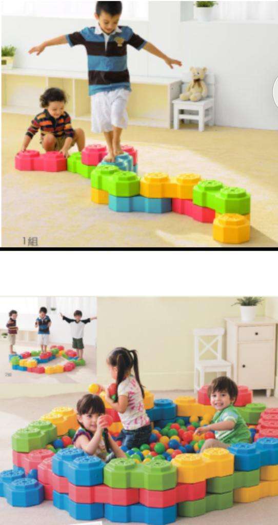 Hexagonal Giant Building Blocks (Set of 16)