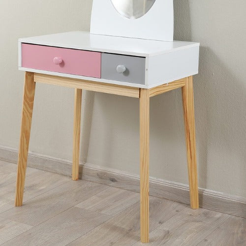 Maya Dressing Table with Stool