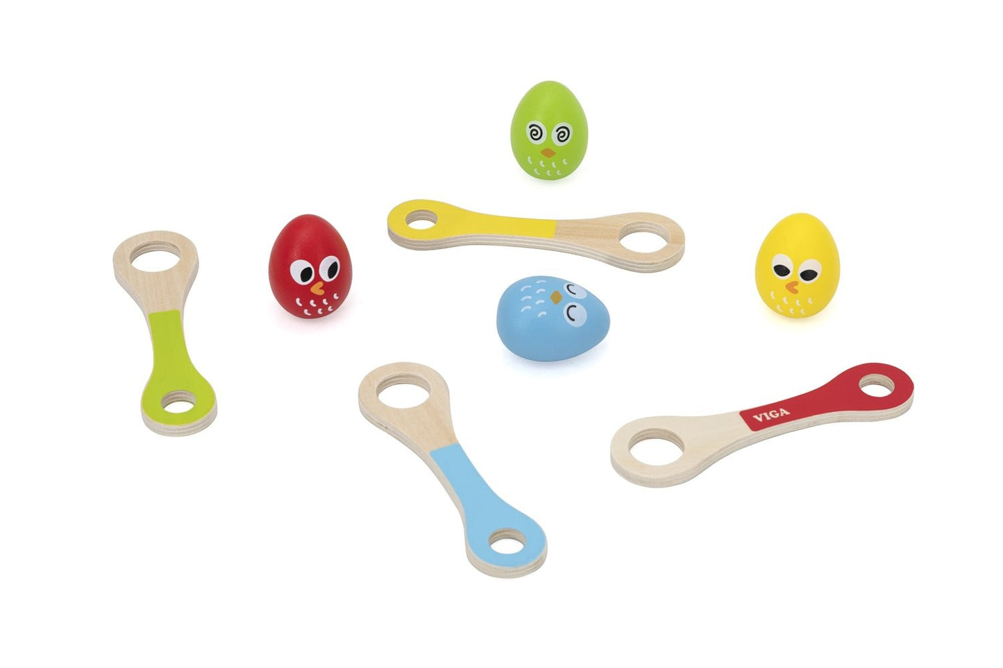 Wooden Egg & Spoon Race Game