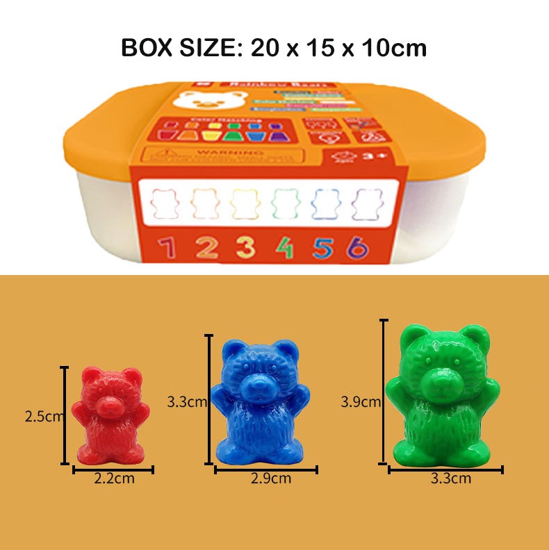 Rainbow Counting Bears with Matching Sorting Cups