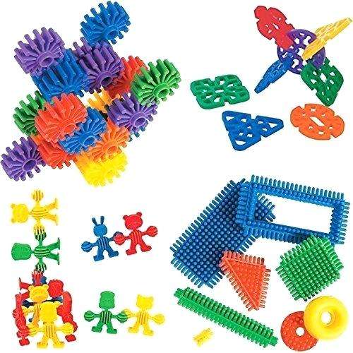 Color Sorting Counting 100 Pcs 4 Shapes