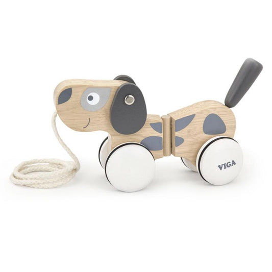 Pull Along Puppy Wooden
