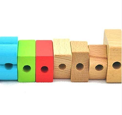 Wooden Bear Geometrical Shapes