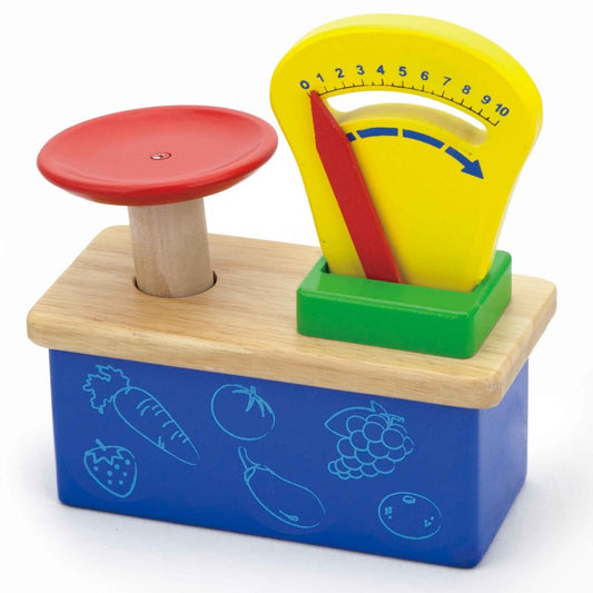 Wooden Weighing Scale Toy