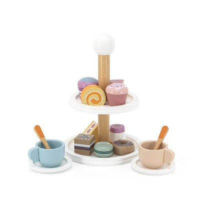 Wooden Afternoon Tea Set