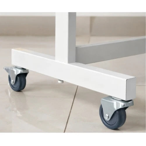 Double-Sided Magnetic Whiteboard with Wheels | Rotating Mobile Teaching Board