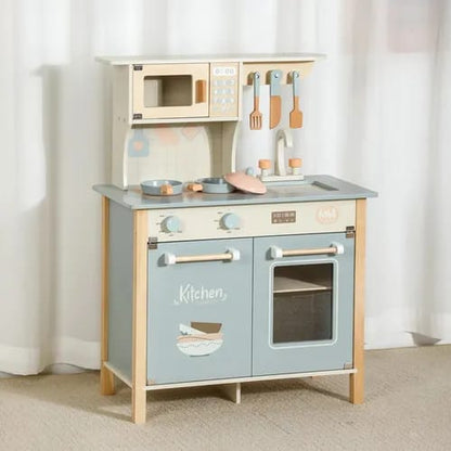 Wooden Kitchen For Kids Play