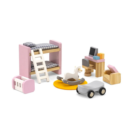 Doll House Furniture  Kids Bed Room
