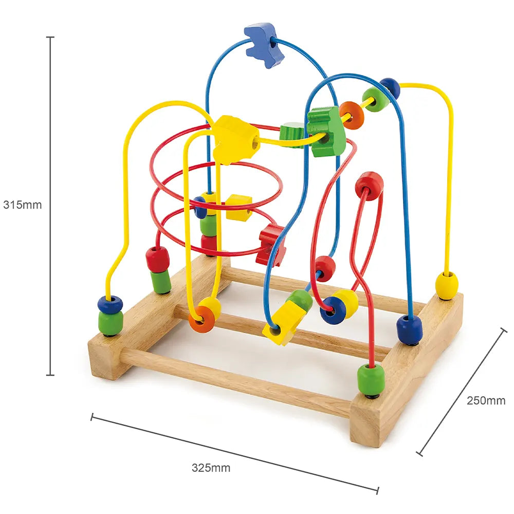 Wooden  Farm Beads Maze