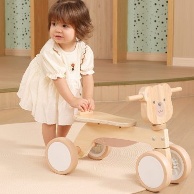 Wooden Trike - Brown Bear