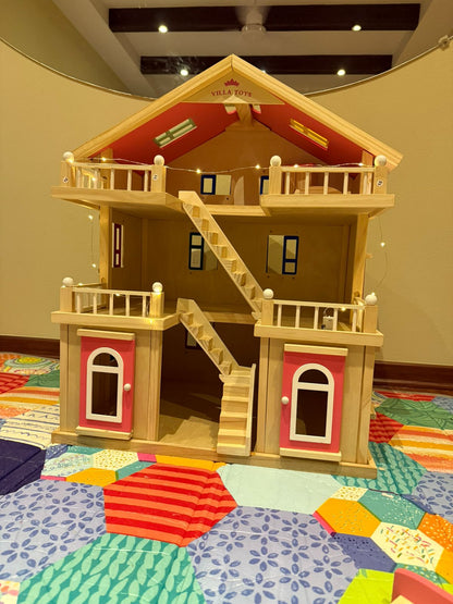 Happy Family 3-Storey Villa Dollhouse