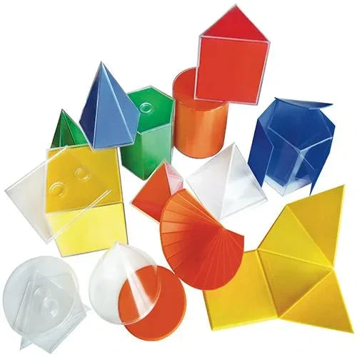 Folding Plastic Geometric Shapes 8pcs – Inventors