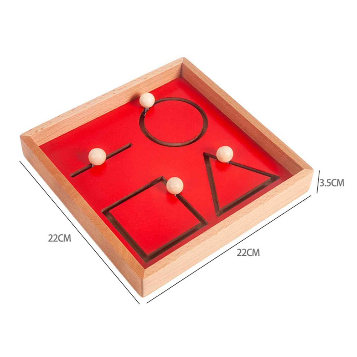 Montessori Geometric Line Shapes