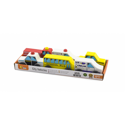 City Vehicles 6 Piece Set