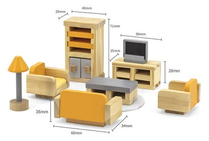 Doll House Furniture Sitting Room