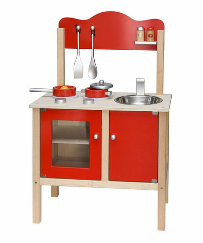 Noble Kitchen Red with accessories