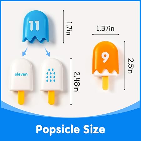 Numbers 1-20 Popsicles