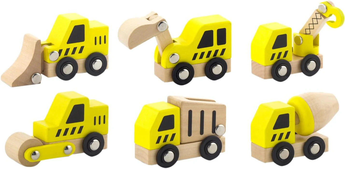 Construction Vehicles 6-Pieces Set