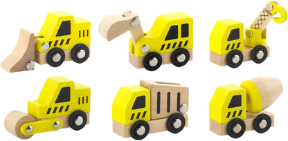 Construction Vehicles 6-Pieces Set