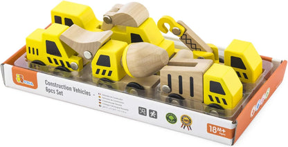 Construction Vehicles 6-Pieces Set